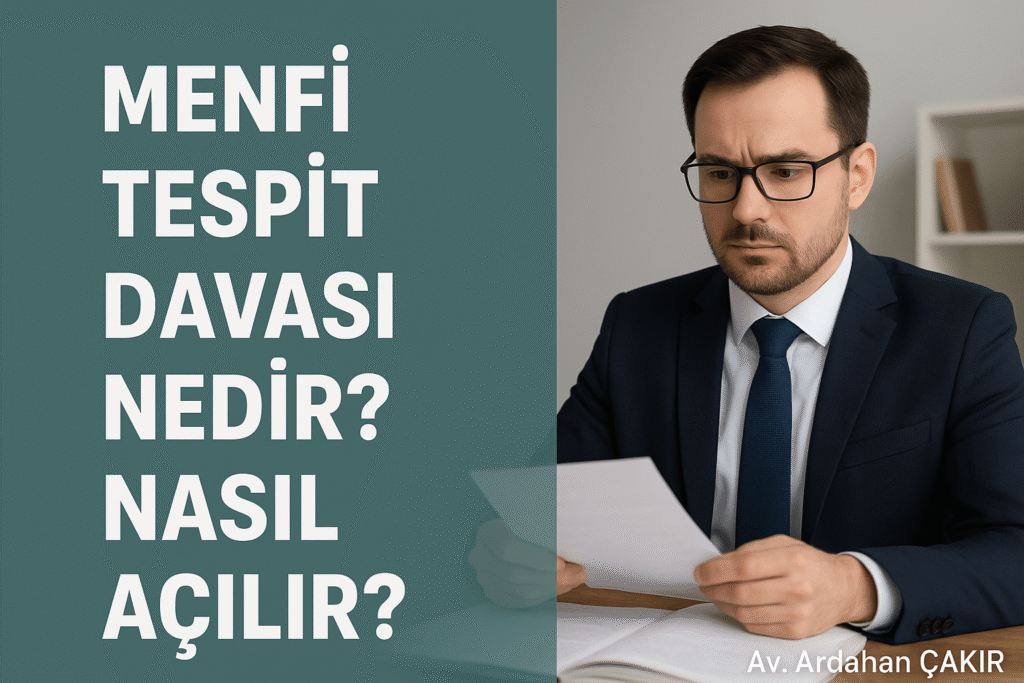 Menfi Tespit Davası Nasıl Açılır