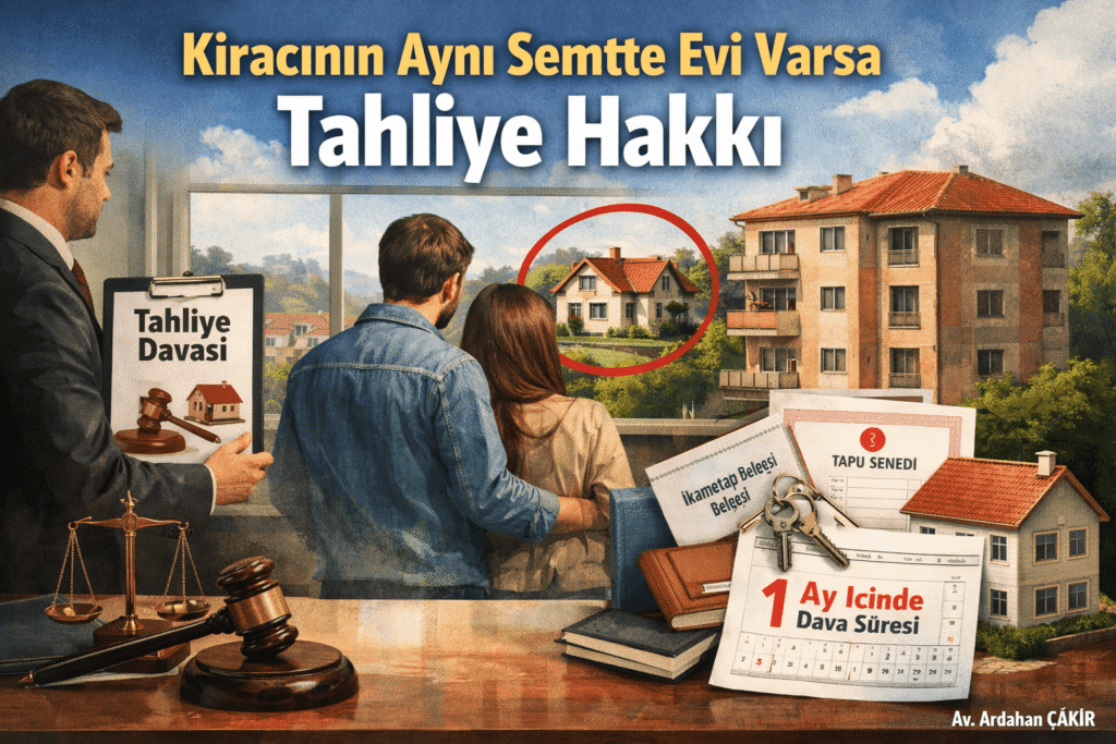 Aynı yerde farklı evi bulanan kiracılar