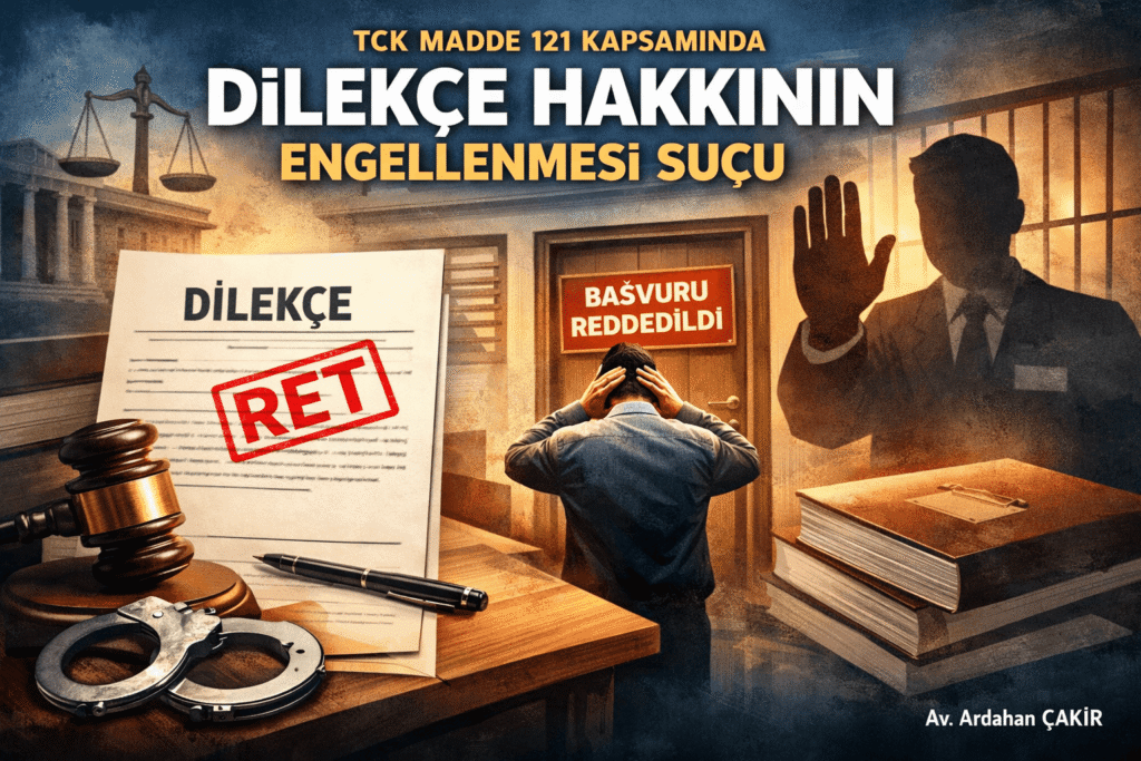 dilekçe verme hakkının engellenmesi