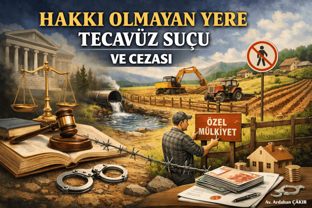 Hakkı Olmayan Yere Tecavüz Suçu ve Cezası