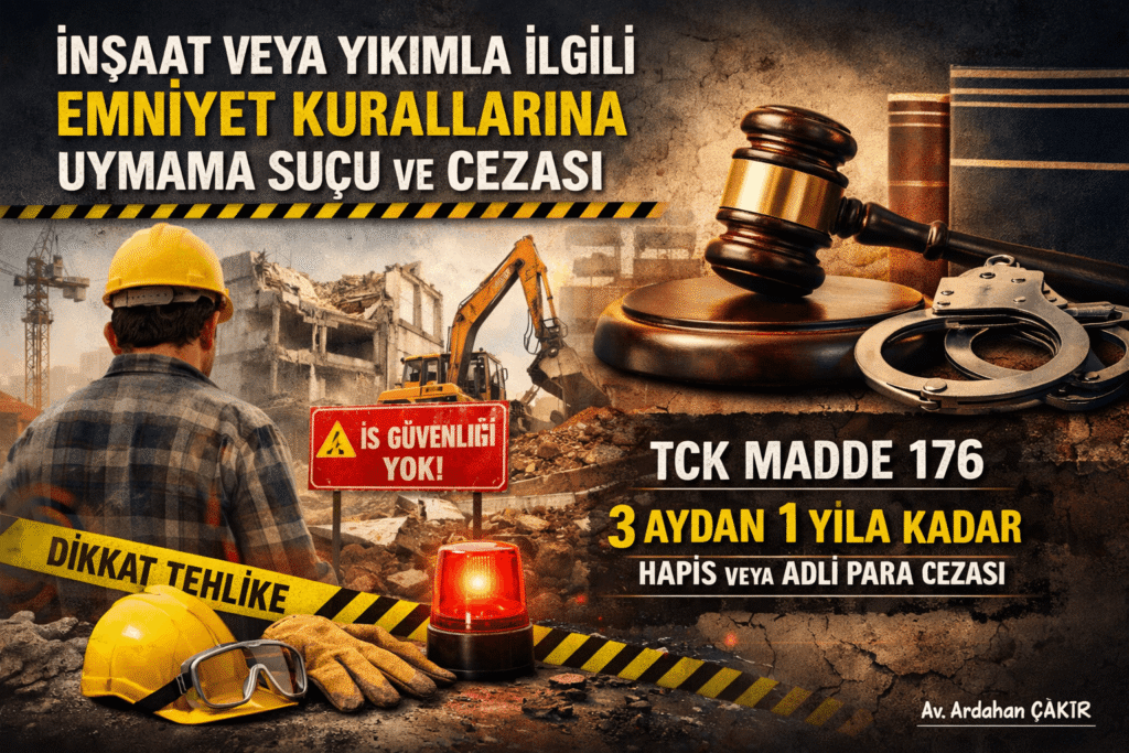 inşaat ve yıkımla ilgili