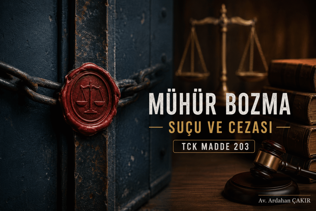 dükkan mühür bozma suçu nedir