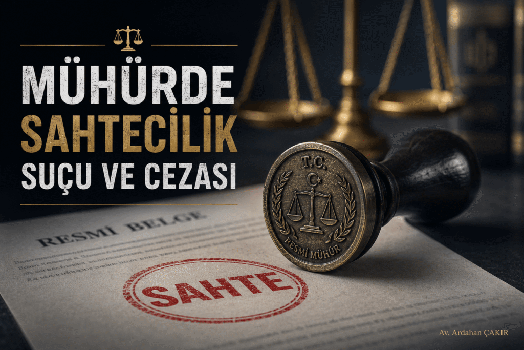 sahte mühür kullanma suçu