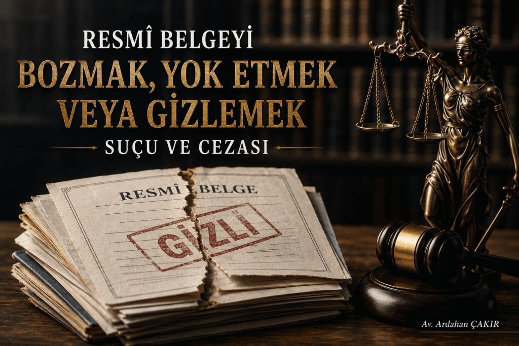 resmi belgeyi saklama suçu
