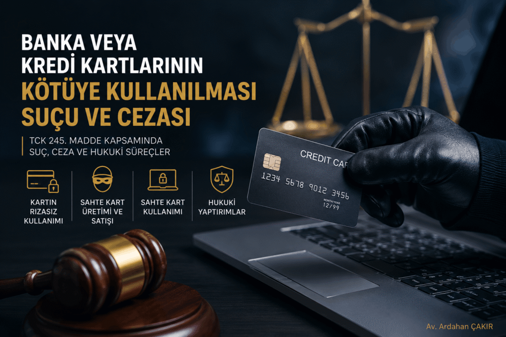 Kredi kartı dolandırıcılığı ve cezalar