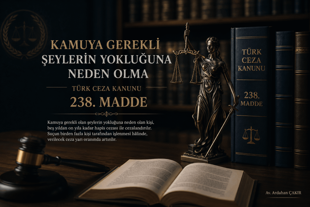 Türk Ceza Kanunu - 238. Madde