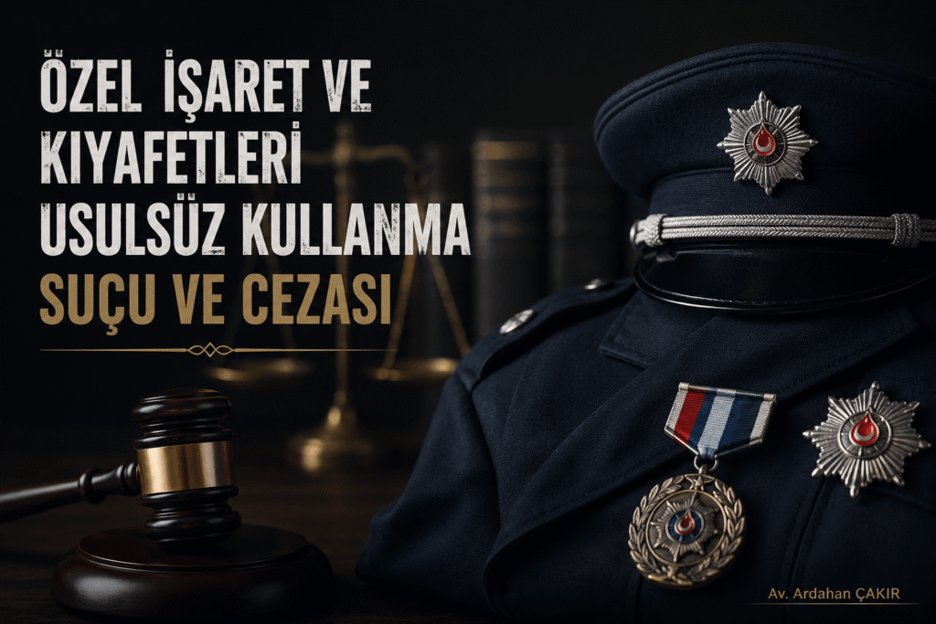 Özel İşaret ve Kıyafet Suçu