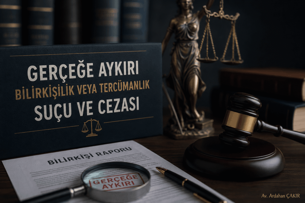 yalan tercümanlık suçu