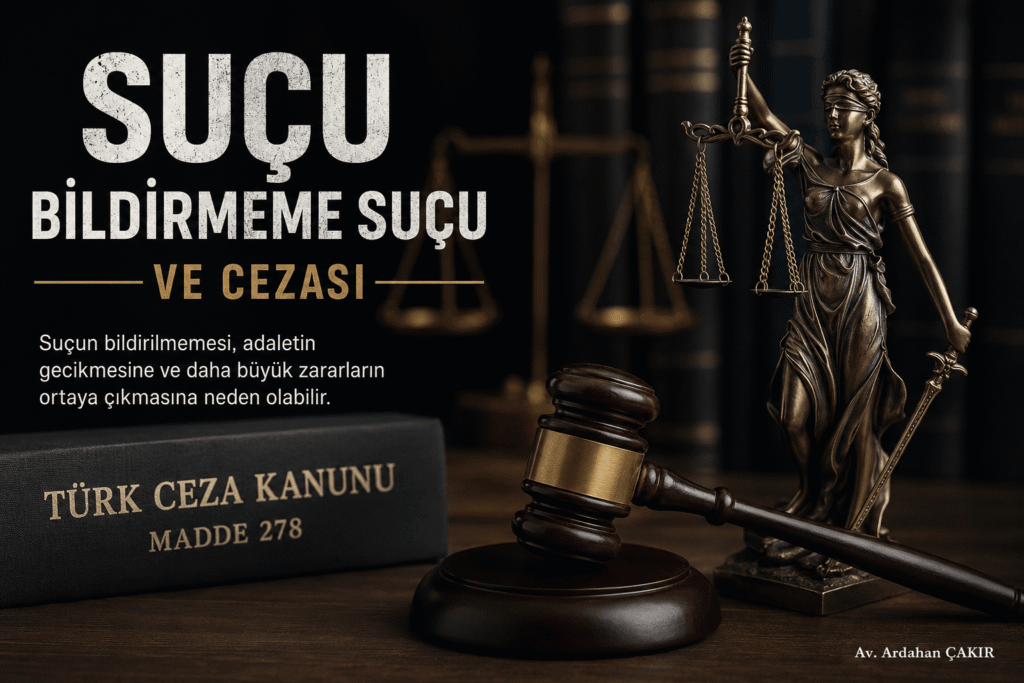 suçu bildirmeme