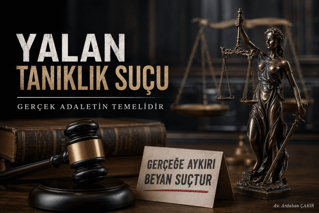 Yalan Tanıklık Suçu: Gerçeğin Terazisi