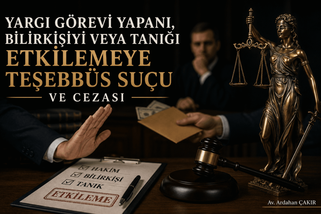 Yargı Görevini Etkileme Suçu
